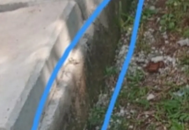 Ini Proyek pengerjaan pembangunan sarana dan prasarana di area Rusun Marunda, Cilincing Jakut diduga dikerjakan asal-asalan.