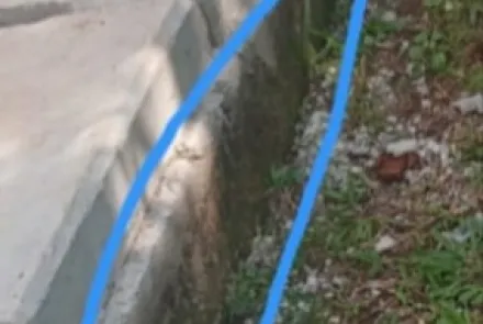 Ini Proyek pengerjaan pembangunan sarana dan prasarana di area Rusun Marunda, Cilincing Jakut diduga dikerjakan asal-asalan.